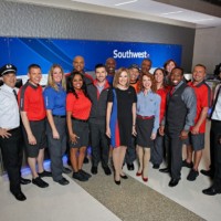 Southwest Airlines Wears Its Heart On Its Sleeve: Carrier Announces Employee-Designed Uniforms And Fully Branded Heart Interiors New York Airport 160526 Uniforms TicketCounter 066 FINAL web Metropolitan Airport News