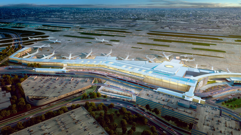JFK Millennium Partners Completes Nearly $2bn Bond Issuance for JFK Terminal 6 Redevelopment, Including $1.85bn in Green Bonds JFK Terminal-6 Roadway Approach