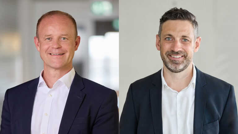 Frank Bauer, designated COO, Gregor Schleussner, designated CFO and CHRO of Lufthansa Cargo AG.