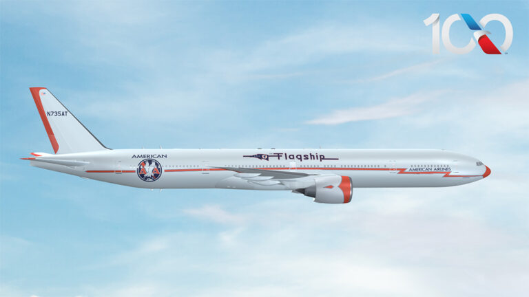 American Airlines Unveils Special Flagship Livery Ahead of Centennial Year 251015 Flagship livery render Metropolitan Airport News
