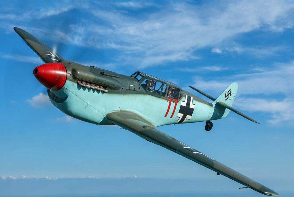 Two of the World’s Rarest WWII Luftwaffe Warbirds Hit the Market in Exclusive Private Sale New York Airport HISPANO HA -1112 – M4L BUCHON 'RED 11'