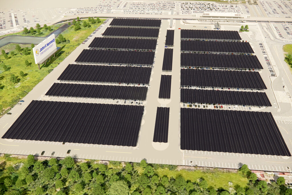 Gov. Hochul Announce Groundbreaking for New York State's Largest Solar Carport and Battery Storage System at JFK Airport