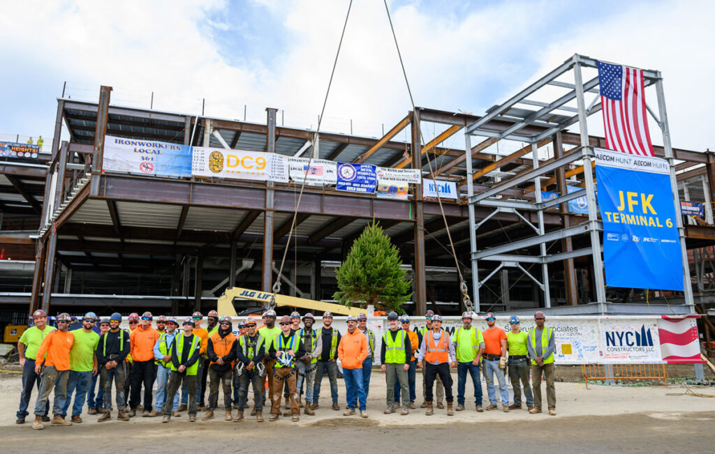 Terminal 6 at JFK Reaches a Construction Milestone with Topping-Out Ceremony New York Airport 54034531717 d350739fa3 k Metropolitan Airport News