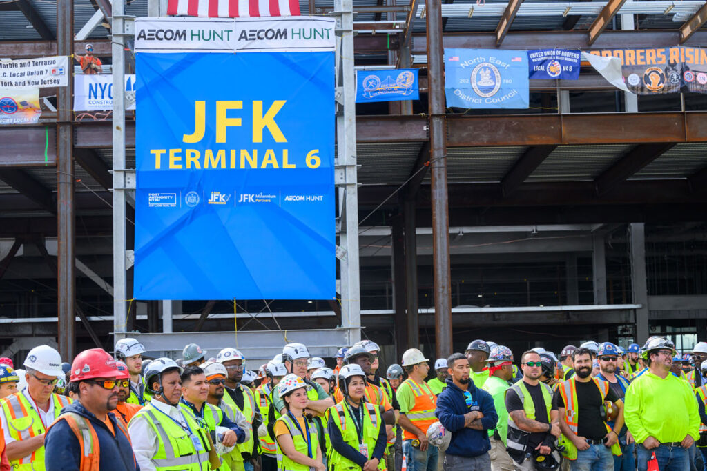 Terminal 6 at JFK Reaches a Construction Milestone with Topping-Out Ceremony New York Airport 54035849855 ba4b428ee4 k Metropolitan Airport News
