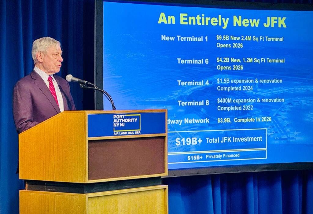 As Construction of a New JFK Nears Halfway Mark, Travelers Urged to use Public Transit and Airport’s Free Pick-Up and Drop-Off Lot at AirTrain JFK’s Lefferts Blvd Station to Avoid Traffic at Terminals