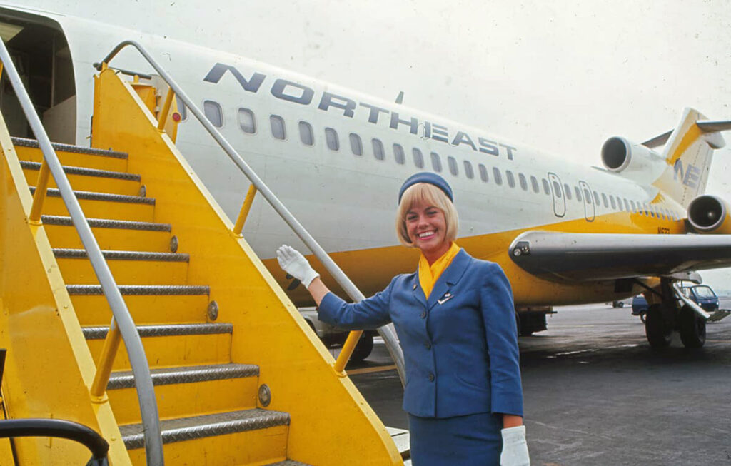 Northeast Yellowbirds New York Airport Northeast Airlines Boeing 727