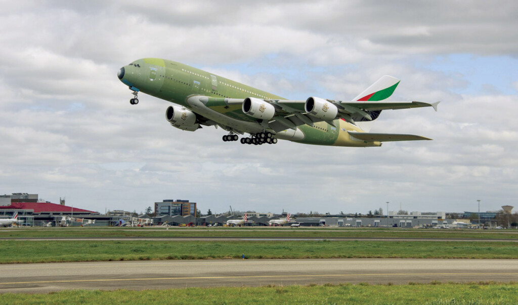Last Ever Airbus A380 Completes Successful Test Flight The moment has finally come, as the last-ever produced Airbus A380 aircraft departed for its first test flight.