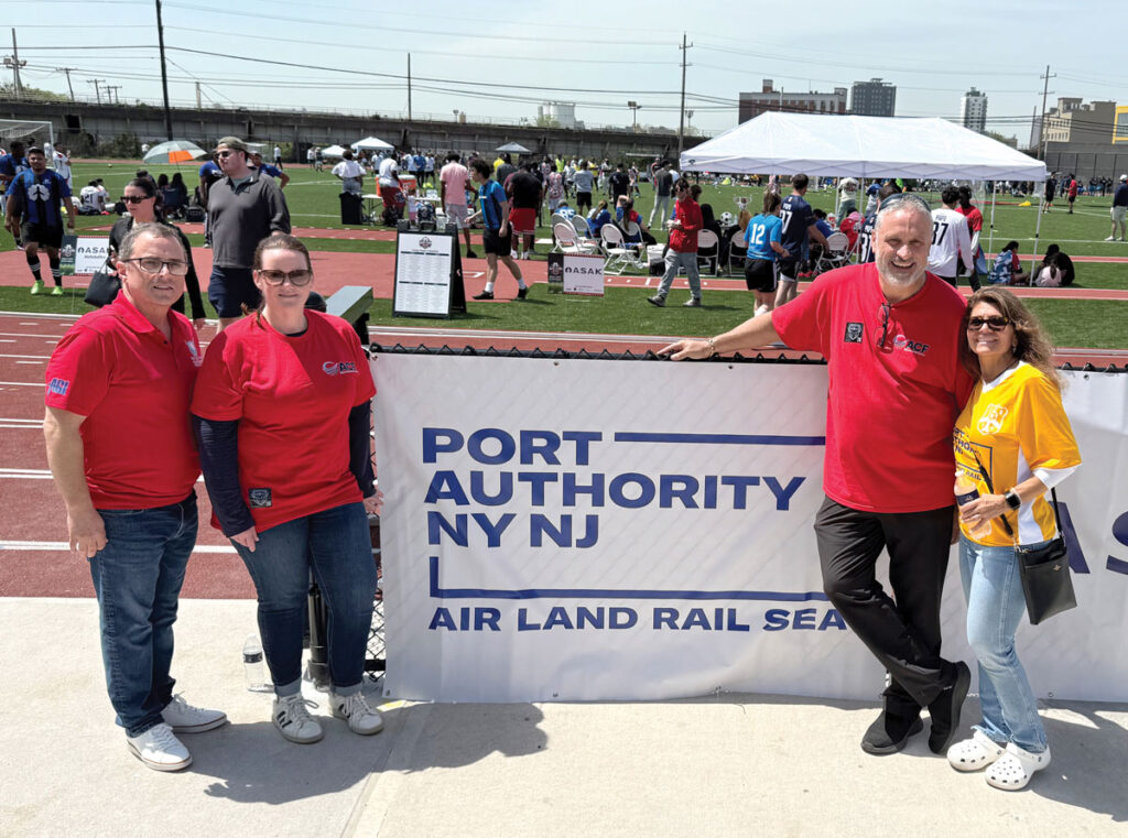 May 2025 Publisher’s Message (L.-R): Raymond Ringston, Metropolitan Airport News, Katie Bliss, Aqueous Solutions, Mike Falacara, The Ark at JFK, and Teresa Rizzuto, Port Authority New York & New Jersey.
