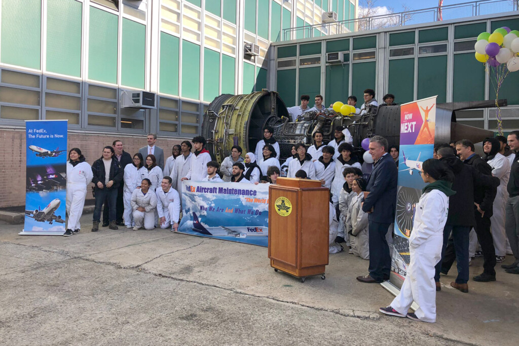 AHS FedEx GE CF6 Engine Donation