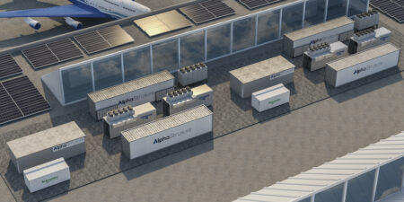PANYNJ & The New Terminal One Consortium Kick Off Construction of NYC’s Largest Solar Array at JFK Airport ALP Airport Microgrid Render Power Island 1 3 Metropolitan Airport News