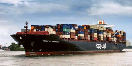 APRIL20 HAUPAG LLOYD CONTAINER SHIP USING LNG Metropolitan Airport News