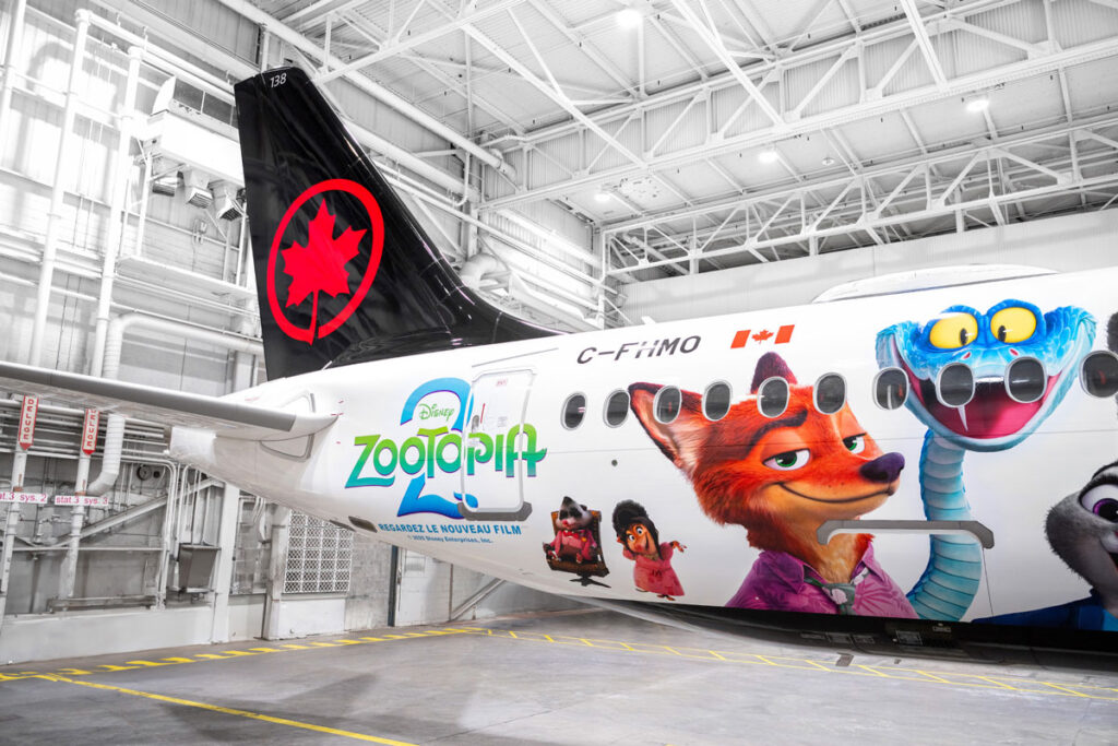 Air Canada Reveals Special Livery in Collaboration with Disney Air Canada Zootopia2 Metropolitan Airport News