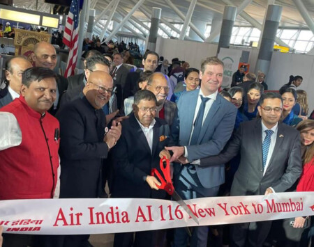 Air India Resumes Non stop Service Between Mumbai and New York JFK Metropolitan Airport News