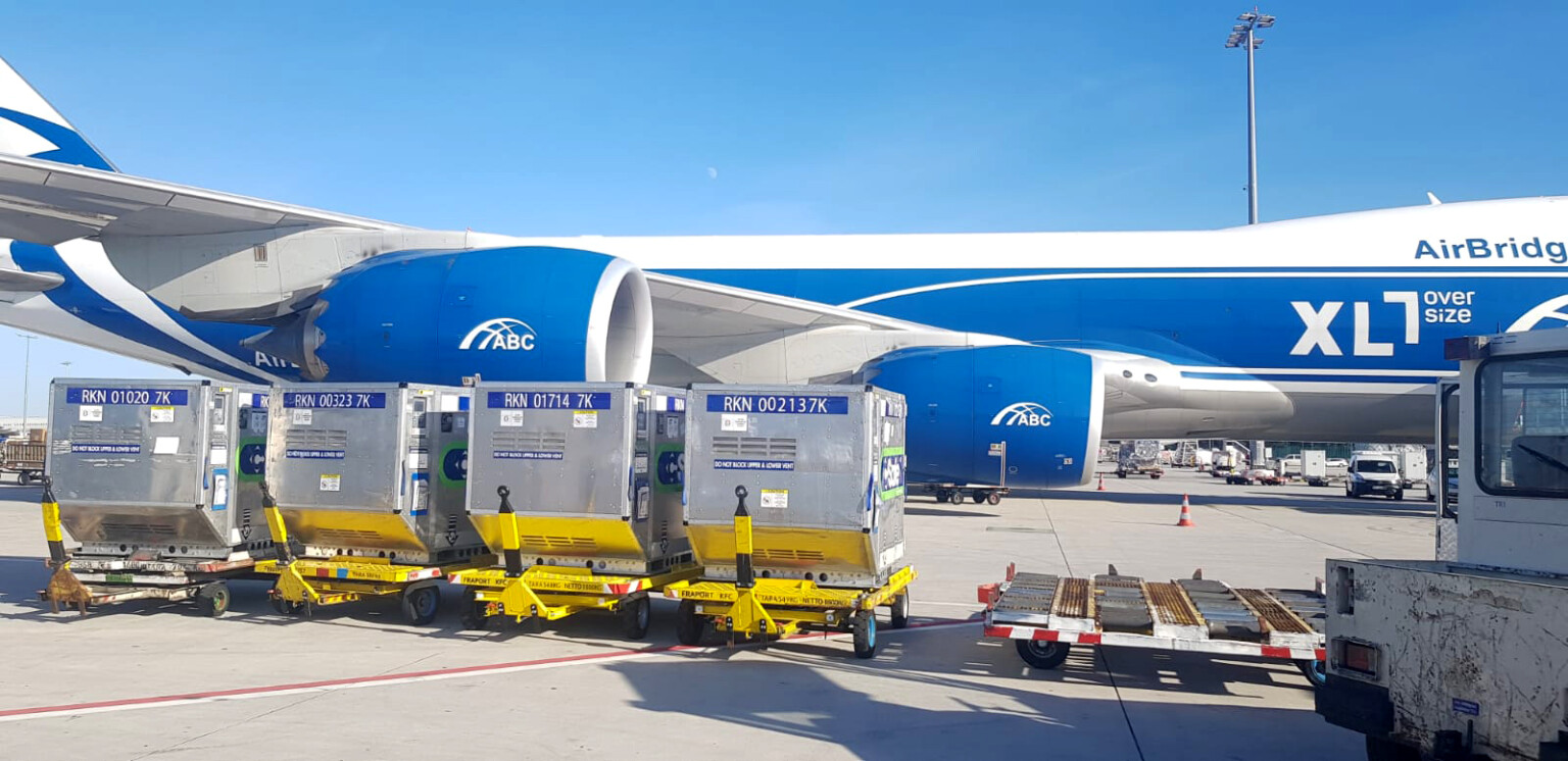 AirBridgeCargo Airlines Delivers 41RKN CSafe Containers