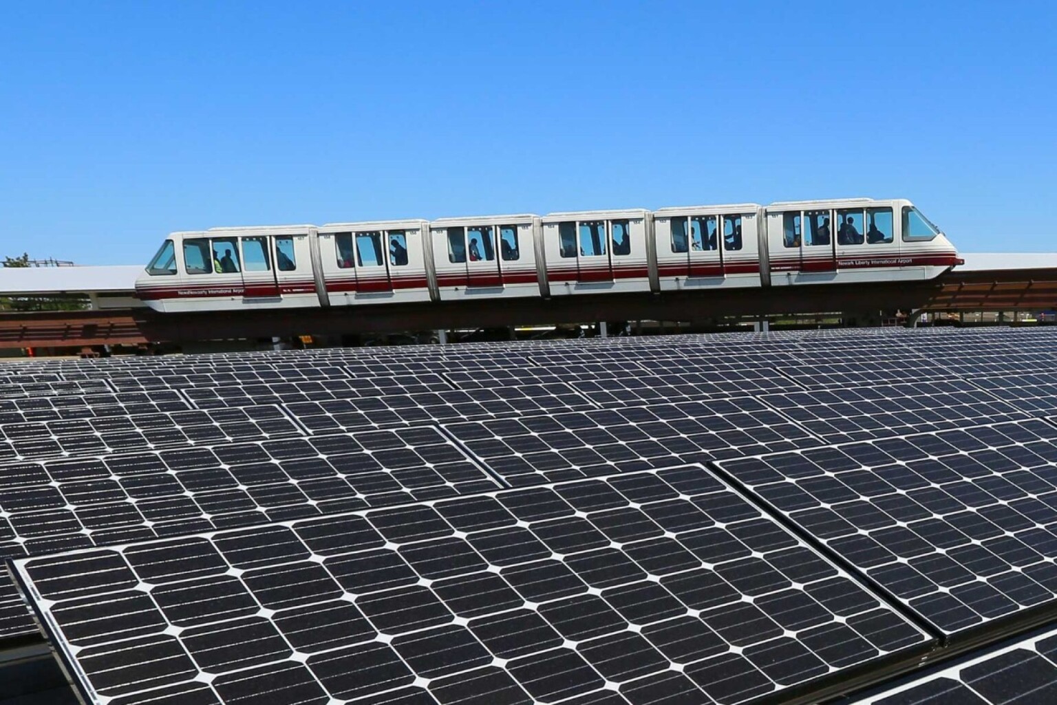 AirTrain Newark Liberty International Airport Solar