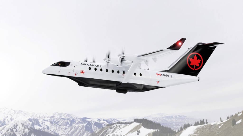 Air Canada to Acquire 30 ES-30 Electric Regional Aircraft from Heart Aerospace