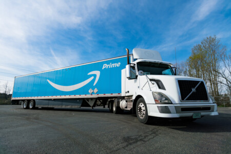 Amazon to Bring Low Carbon Electrofuels to its Trucking Fleet Amazon Prime Trailer