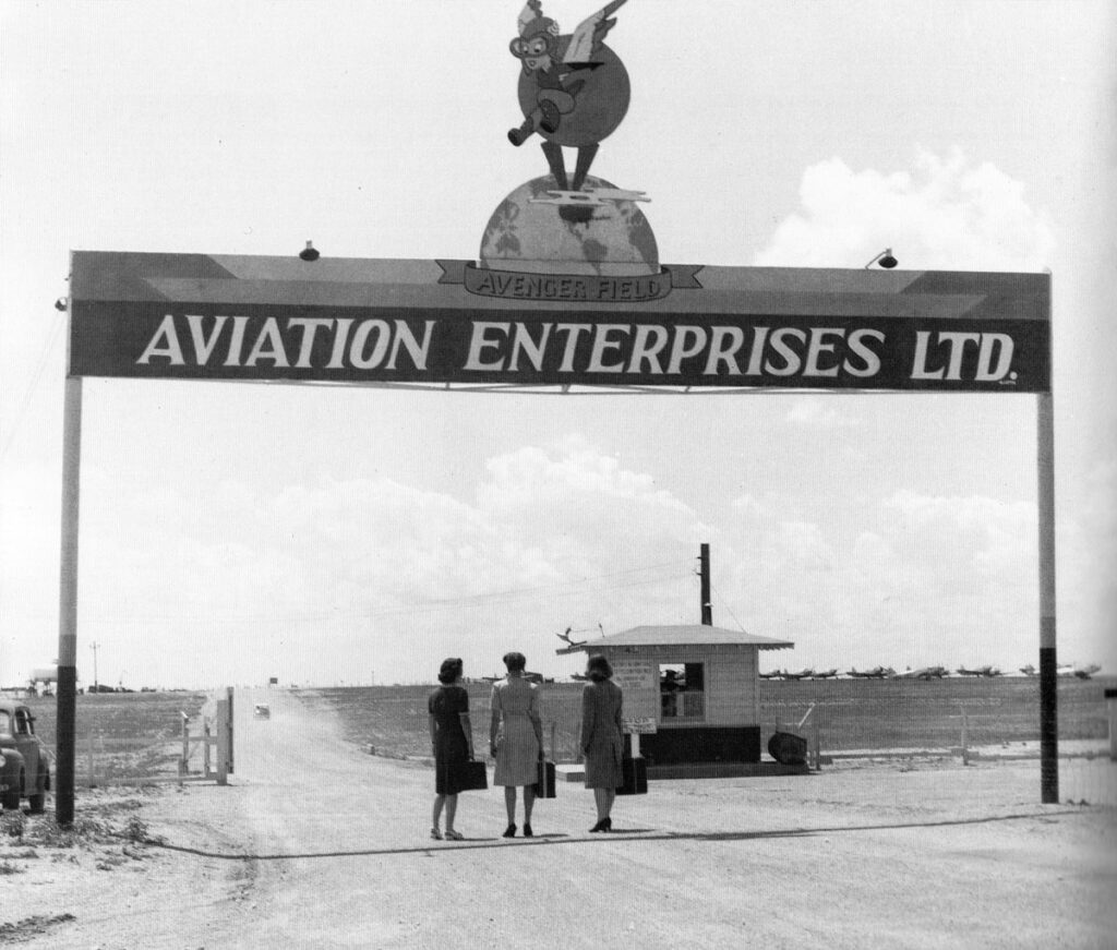 Arrival to Avenger Field c.1943