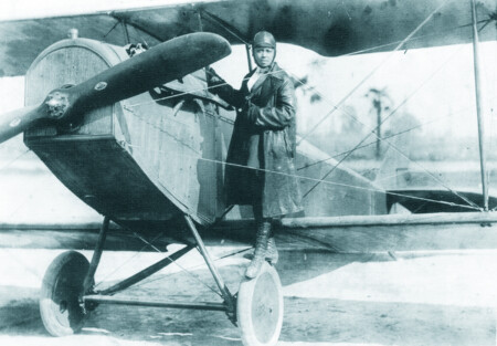 Bessie Coleman – Pioneer Aviator Bessie Coleman, Curtiss Field, L.I. 1922