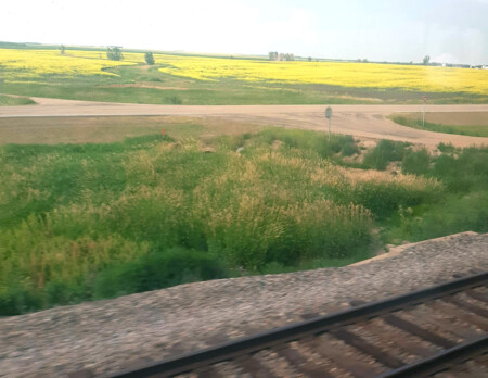 Trains, Planes,and Automobiles – Looking for America Big Sky Country, Montana, a railroad view.