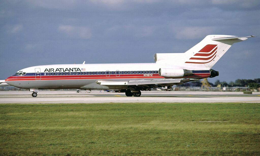 Air Atlanta: Quality versus Delta and Eastern Goliaths An Air Atlanta Boeing 727-100 at Miami International Airport in 1987