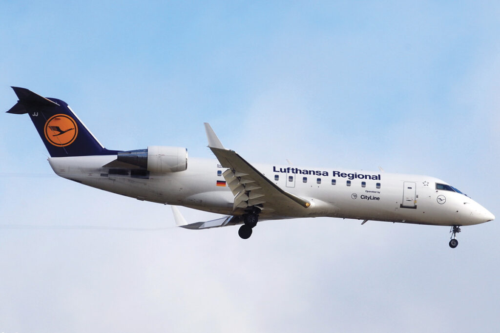 Lufthansa CityLine was the CRJ100 launch operator.