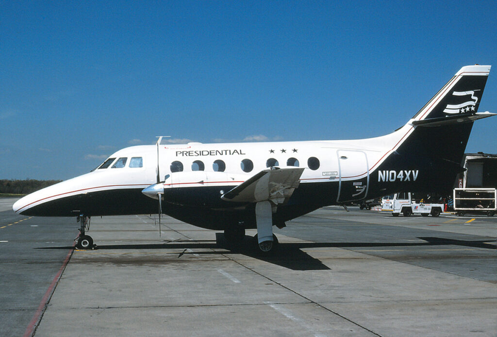 Capital Connections With Presidential Airways New York Airport British Aerospace Jetstream 31