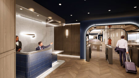 First look at British Airways' redesigned British Airways Newark lounge (credit: Gensler)