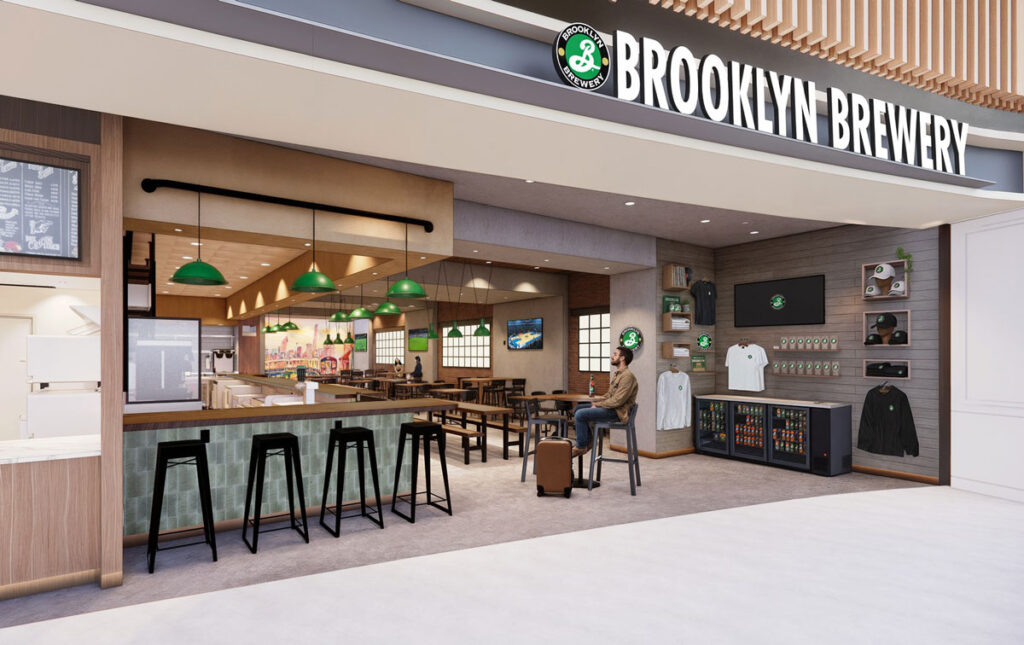 Iconic New York Brands Will Join Line-Up of Food and Beverage Concessions at Terminal 6 New York Airport Brooklyn Brewery at JFK Airport