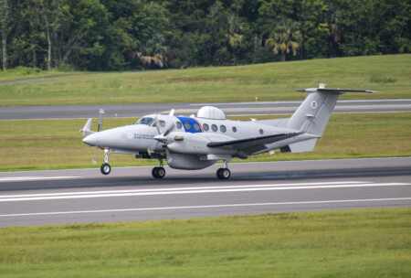 U.S. Customs and Border Protection expands fleet with two more Special Mission Beechcraft King Air 350CER