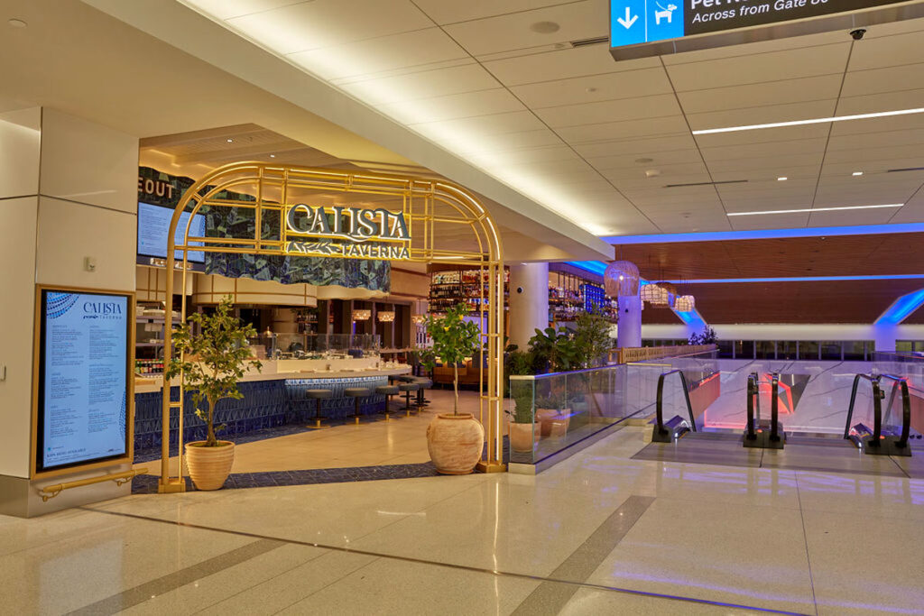 Calista Taverna at LaGuardia Airport