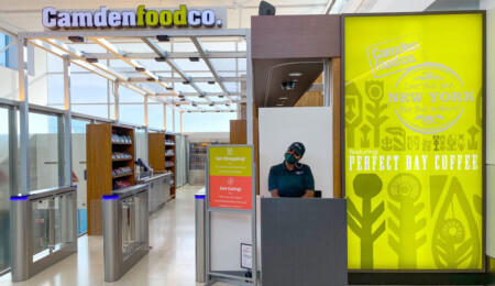 JFK's Camden Food Express powered by Zippin, located at Gate B 42