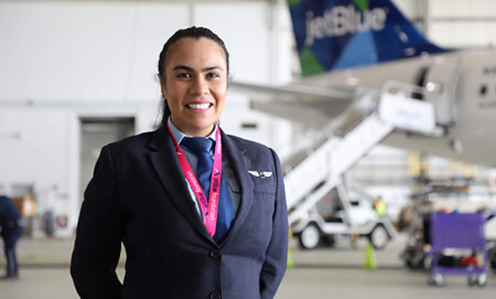 Jet Blue Airline Pilot Camila Turrieta