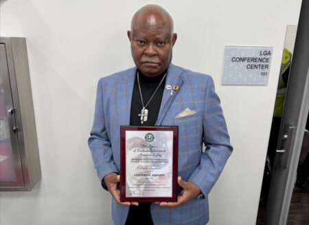 Clifford Johnson Receives Charles Taylor Master Mechanic Award