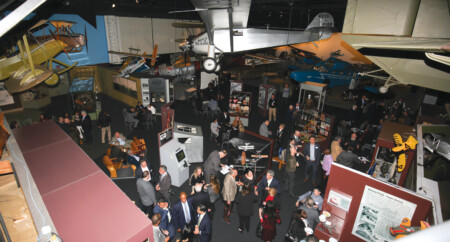 Big Turnout for Co-Sponsored Airport Networking Event Cradle Aviation Museum Airport Networking Metropolitan Airport News