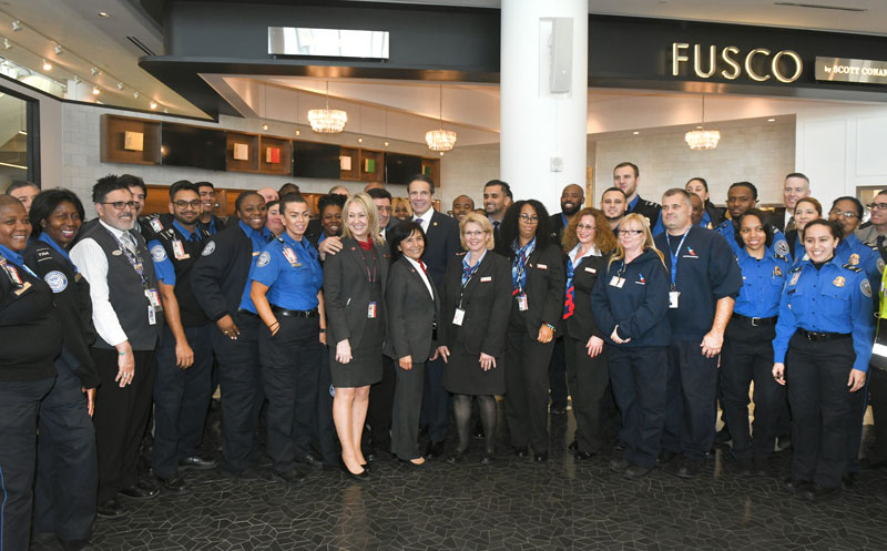 Unveiling of New Concourse at New York’s LaGuardia Airport Cuomo Laguardia Airport Metropolitan Airport News