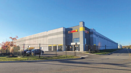 DHL has leased a property in Jersey City, New Jersey, to serve as its parcel delivery center for Manhattan and the surrounding region. (Rendering Provided by DHL)