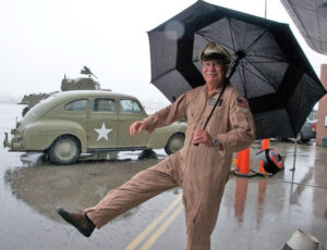 Dancin’ Dan in the Rain! American Airpower Museum.