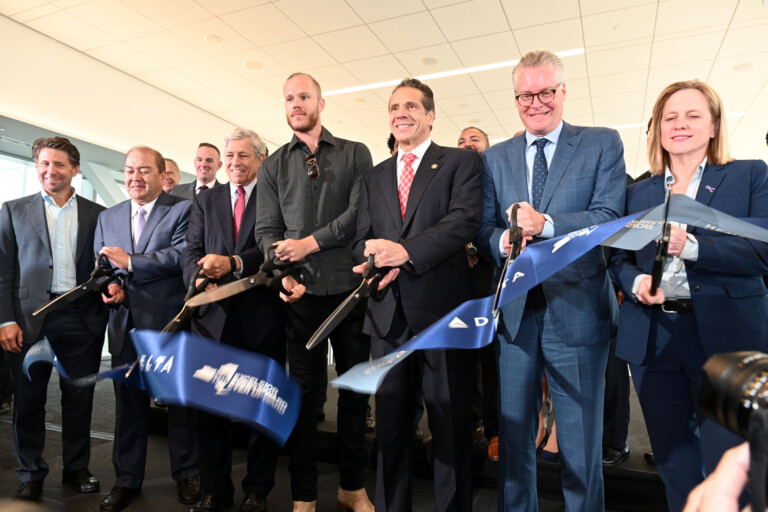 Delta Cuts Ribbon On New LaGuardia Airport Concourse