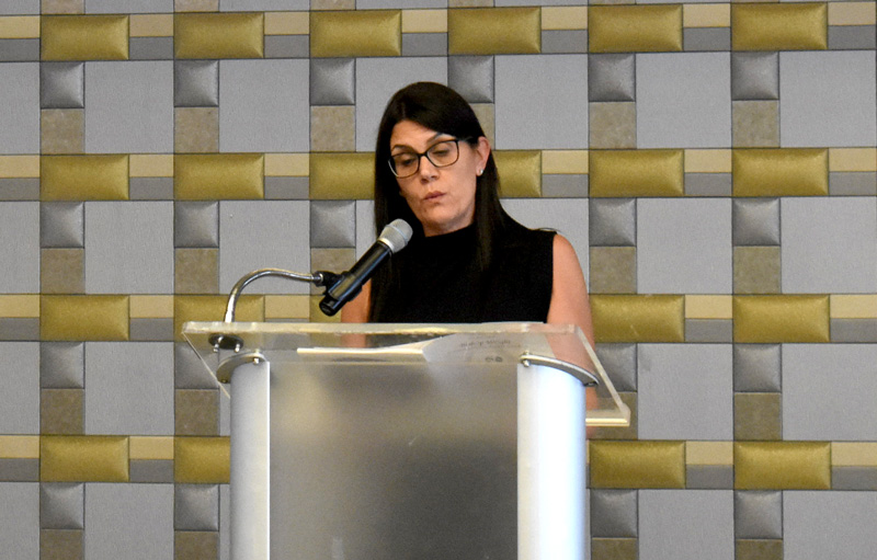 Denise Erickson New York Airport 2023 Bishop Wright Aviation Industry Awards Luncheon "Woman of the Year" Denise Erickson.