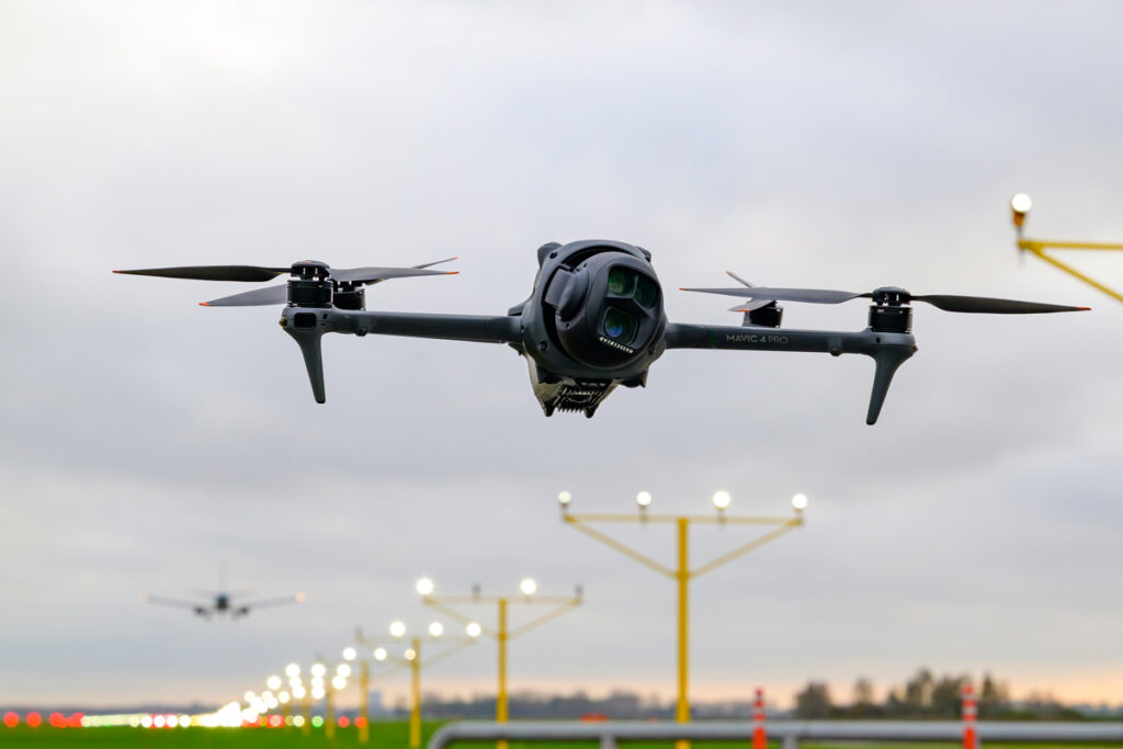Drone at the Airport