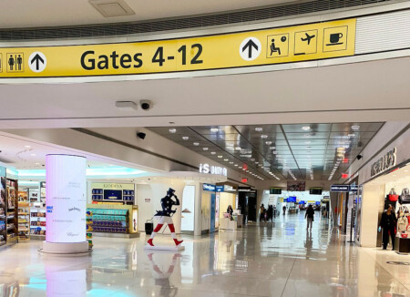 The Continuing Ridership Shortage at New York Airports EMPTY PASSENGEWAYS AT TERMINAL-ONE ARE A COMMON SIGHT AT NY AIRPORTS
