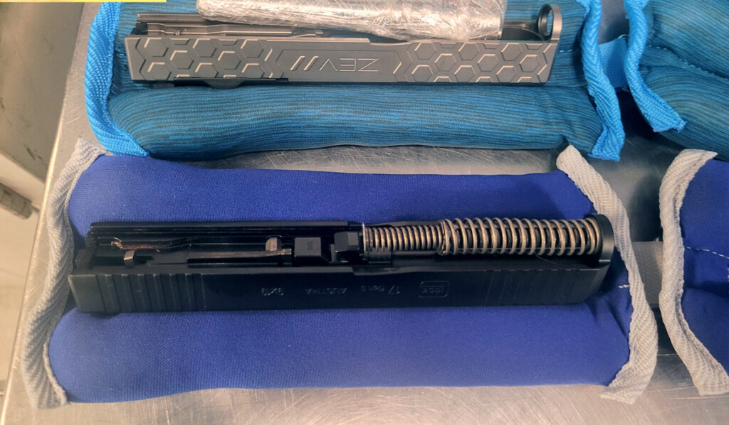EWR artfully concealed firearm parts photo 1 7 27 22 Metropolitan Airport News