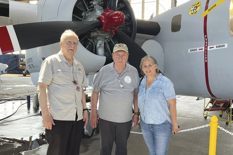 (L.-R.): Ed Garcia, Metropolitan Airport News, Paul Garcia, HARP; and Julia Lauria-Blum, Editor-in-Chief, Metropolitan Airport News.