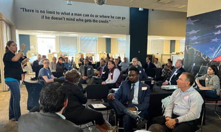 Veterans across NYC participated in the Edge4Vets workshop hosted by Wounded Warriors on October 26. The session taught them how to translate their military strengths to land a good job leading to a great career – including employment at New York and New Jersey airports.