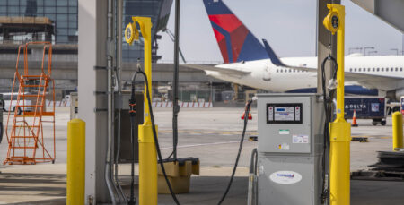 Eight Dual-Port Chargers at Terminal 4 Will Power Delta Air Lines’ Electric Airport Ground Support Equipment