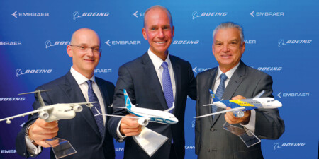 Boeing, Embraer Conduct Joint Venture Briefing at UK Air Expo Embraer Boeing