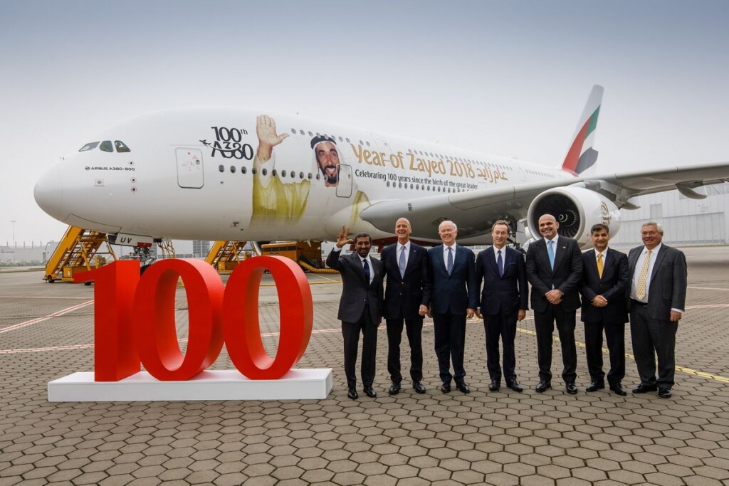 Emirates Welcomes 100th A380 to Its Fleet Emirates Airline A380 Metropolitan Airport News