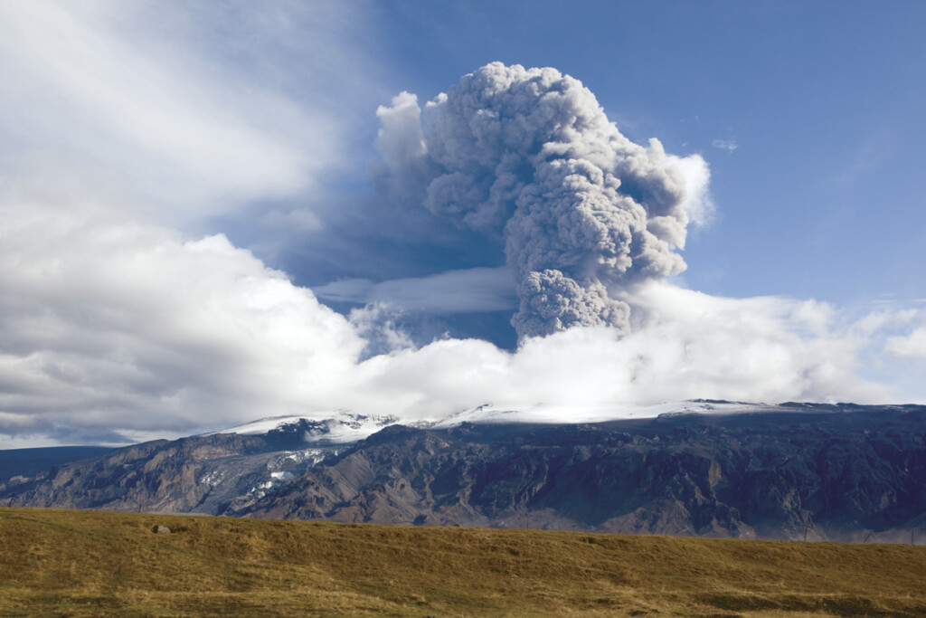 Eyjafjallajökull Volcano in Iceland