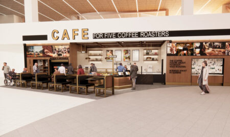 For Five Coffee at JFK Airport Terminal 6